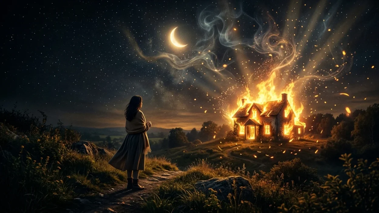 house burning dream meaning