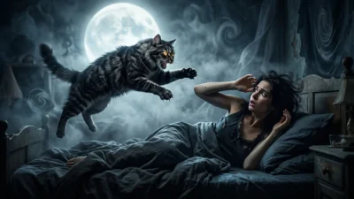 cat attack dream meaning
